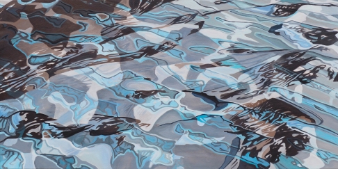 Peaks and Valleys by Anne Blenker | Acrylic on Canvas Peaks and Valleys